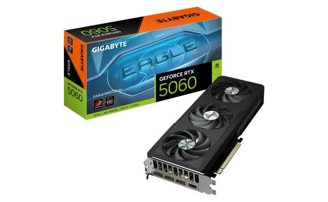 GIGABYTE GeForce RTX 5060 EAGLE MAX OC 8GB GDDR7 Graphics Card